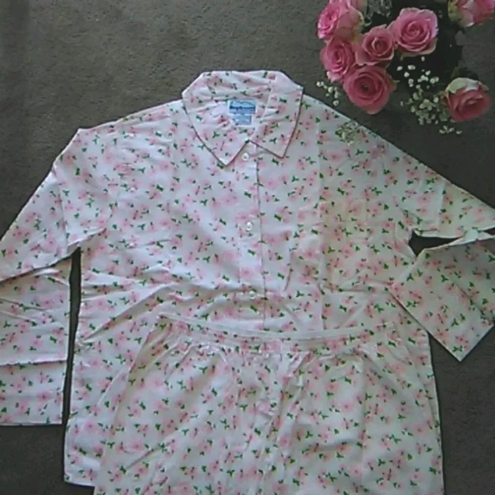 NEW Vintage Daydreams by Mervyns Flannel Jammies